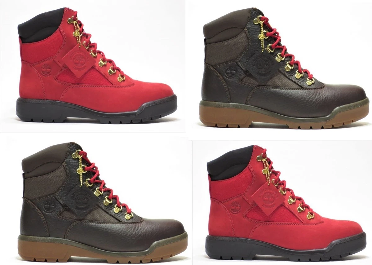 Timberland Men's 6 Inch Waterproof Leather Field Boots Dark