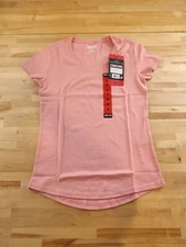 Kirkland Signature Ladies' Scoop Neck 100% Pima Tee T-Shirt Pink Medium