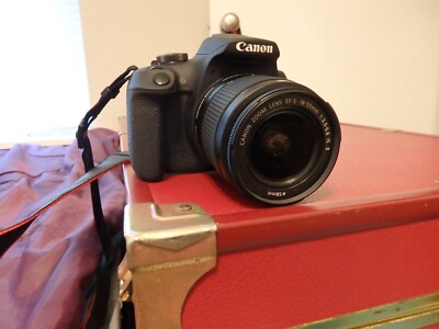 canon eos rebel t7 digital camera w/ extra lenses, accessories, camera bag