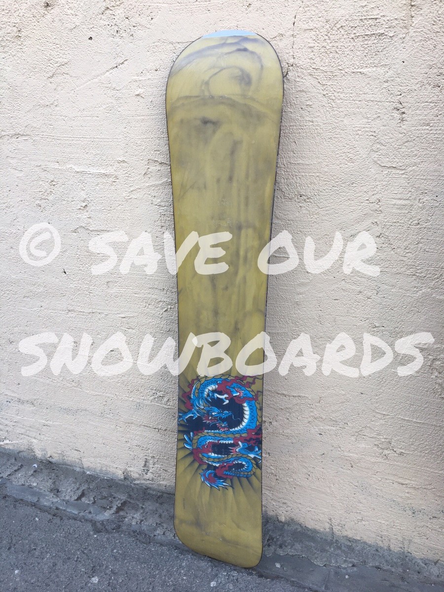 1997 vintage Burton Jim Rippey 54 154 snowboard blue koi fish | eBay