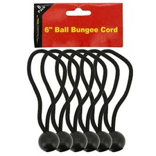 Tool Essentials 6pc 6" Ball Bungee Cord Set