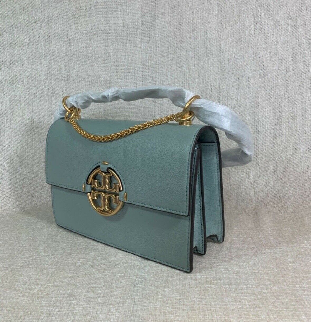 NWT Tory Burch Blue Celadon Miller Small Shoulder Bag $498 196133125236 |  eBay