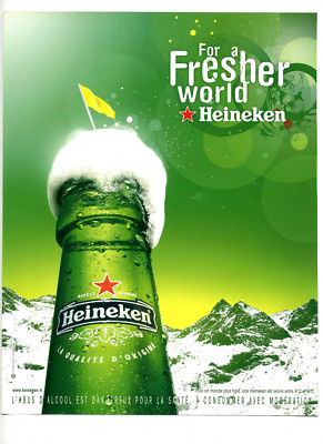 2007: Heineken - Alkohol - Für eine frische Welt (Werbung, Werbung), (pub399
