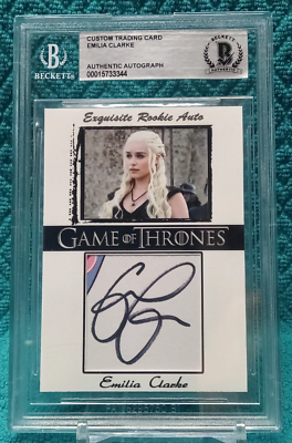 Game of Thrones Emilia Clare as Daenerys Targaryen Autograph