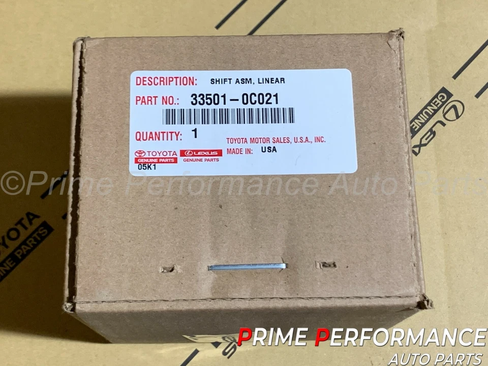 Controlador de cambio de columna genuino OEM 33501-0C021 Toyota Sequoia 2001-2007 Foto 4 de 4