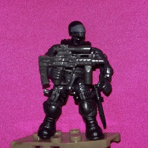 GI Joe Custom Snake Eyes Mega Construx Compatible eBay