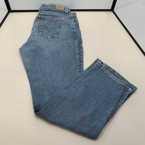 Relaxed Fit Womens Blue Jeans Bootcut 