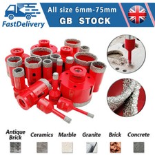 6mm-50mm Diamond Drilling Core Bits M14 Hole Saw Cutter Porcelain Tile Marble
