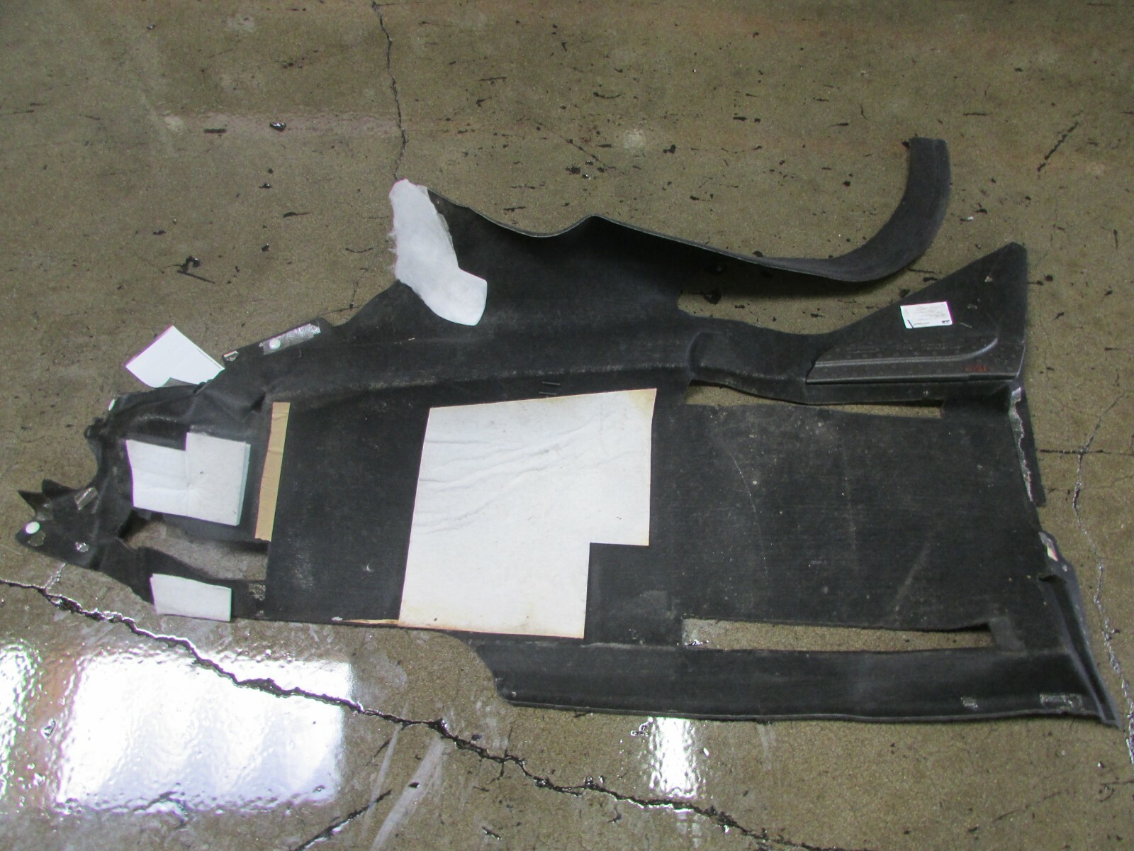 Mclaren 720, LH, Left Main Carpet, Black, Used, P/N 14NA244CP