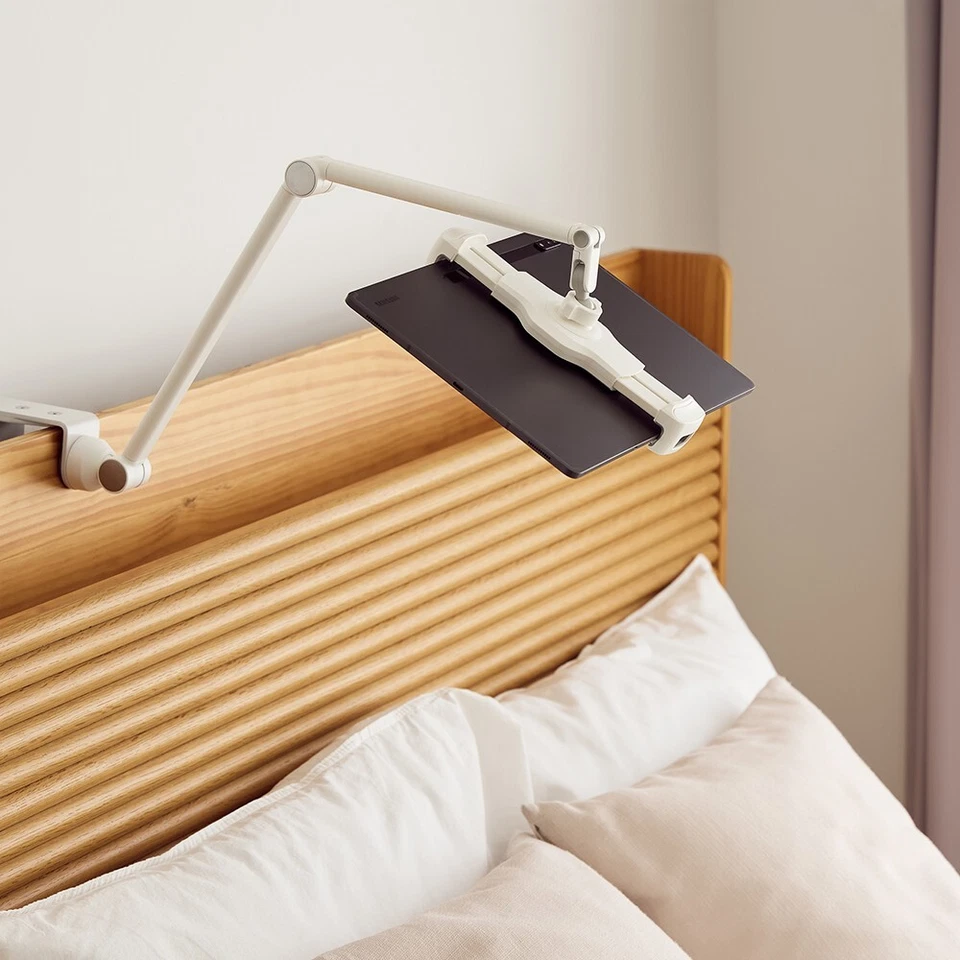 Phone Tablet Holder Clamp Desk Mount for IPhone IPad Adjustable 360 Rotation - Image 2 of 4