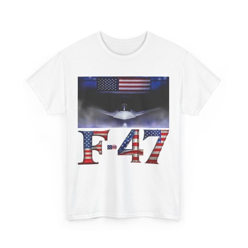 F-47 American Flag T-shirt, F-47 Fighter Jet Trump Women Men Shirt - Picture 4 of 8
