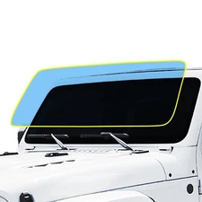 Pre Cut Front Windshield Protection Clear Bra Film Fits Jeep Wrangler JLU 2018+