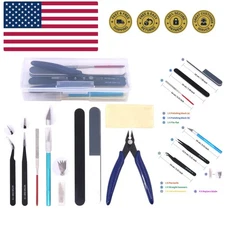 9Pcs Compatible for Gundam Modeler Basic Tools, Perfect Replacement for Gunda...