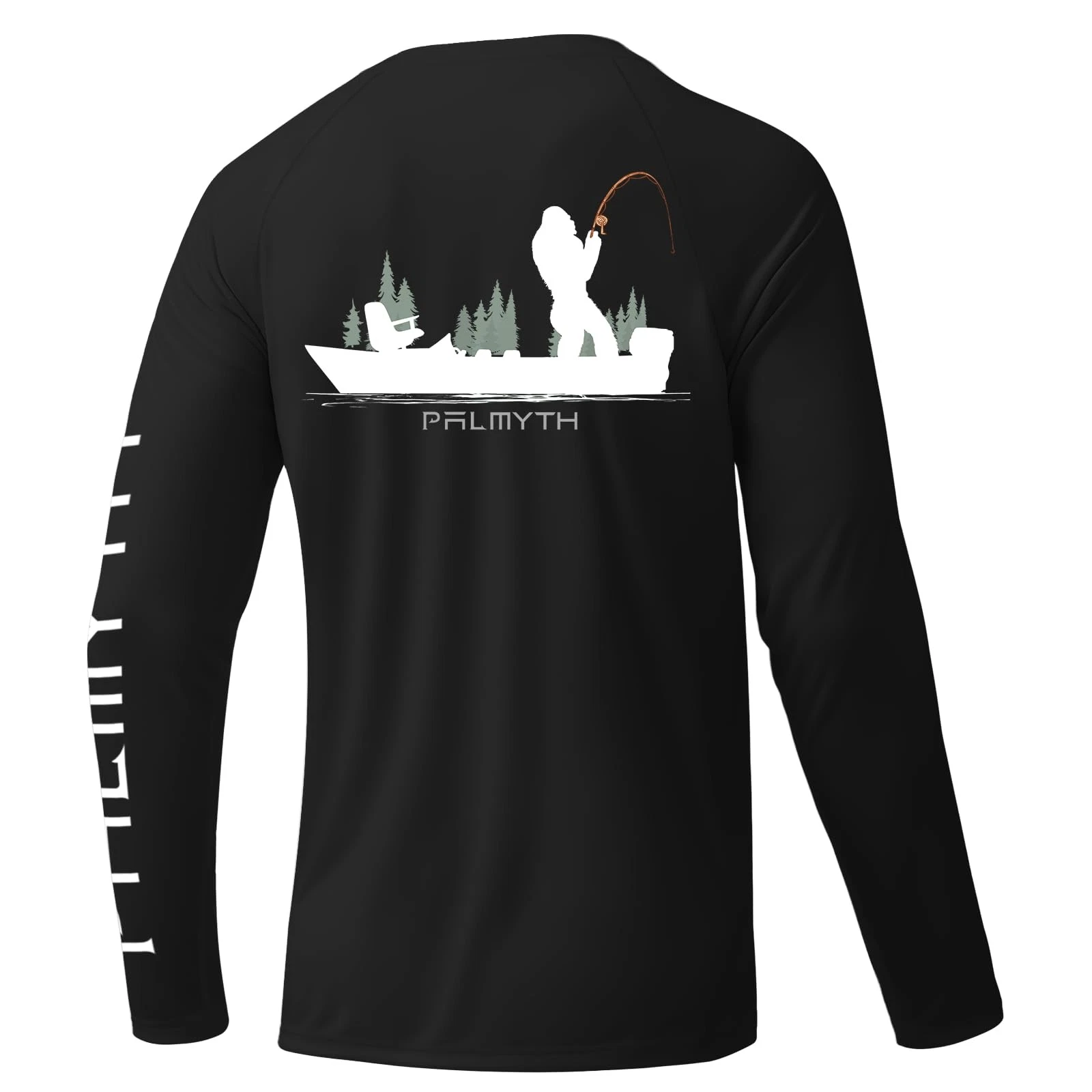 Mens Fishing Shirts Long Sleeve Sun Protection Shirts UPF 50+ Rash Guard T-Sh...