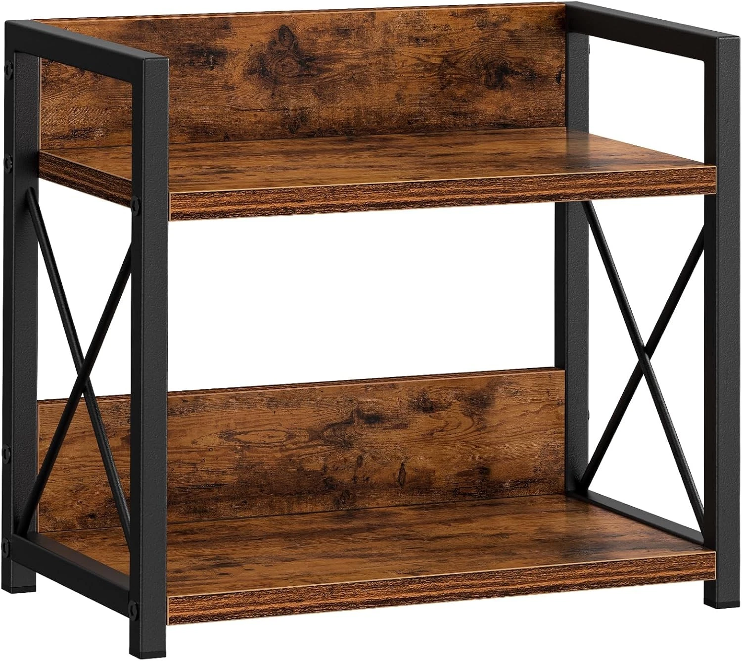Countertop Shelf Organizer 2 Tier Kitchen Spice Rack Countertop Wood Coffee