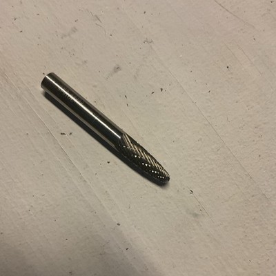 SGS Pro 13303 SF-1 1/4'' x 3/4''Double Cut Ball Nosed Tree.Ferrous Bur Carbide (2)