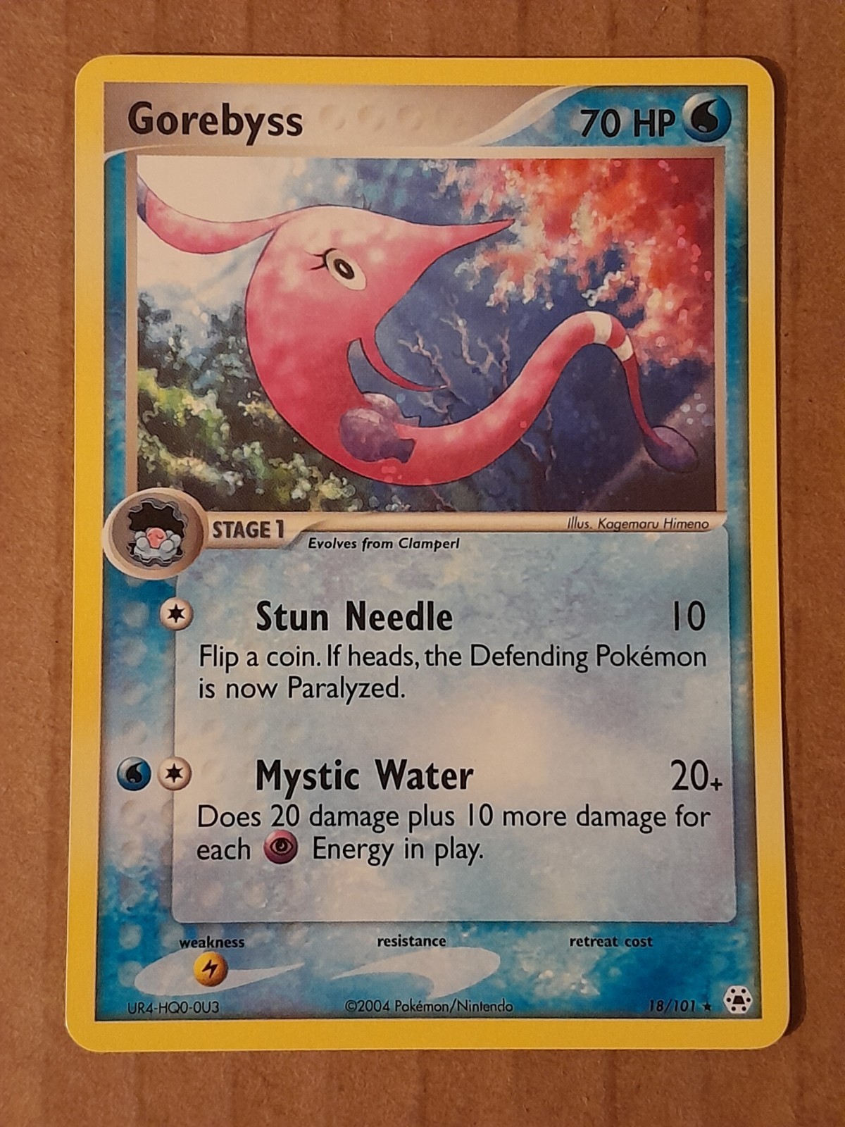 Pokemon Gorebyss 18/101 Hidden Legends NM-MT See Pictures