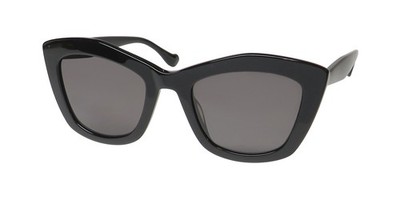 NEW GEMMA STYLES CASANOVA SUNGLASSES CARBON PLASTIC CAT EYE FULL-RIM 51-21-140
