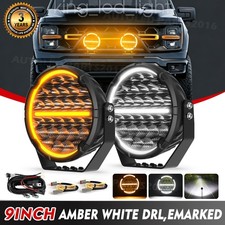 Auxbeam 579inch 720w Round Led Work Light Bar Offroad Atv Utv Fog Drl Lamp