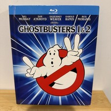 Ghostbusters 1 2 II Blu-ray, 2014, 2-Disc Set Digibook Book Case w Insert