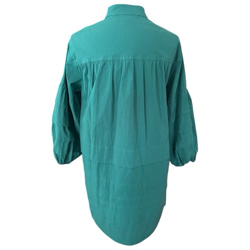 Tuckernuck Pomander Place Dress Womens Medium Palm Green Chelsea Long Sleeve - Picture 16 of 21