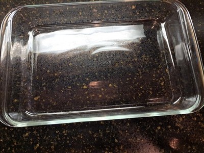 Vintage PYREX 233-N Clear Glass 3 Qt. 13''x9x2'' (33x23x5cm) Baking Casserole Dish