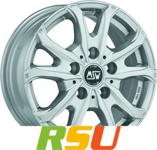 MSW MSW 48 Van full silver 7.5x18" ET45 LK5 108 ML 65.06 Alufelgen 18 Zoll