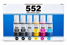 Sublimaker 552 ink refill 6-pack for Epson ET-8550 ET-8500  photo paper