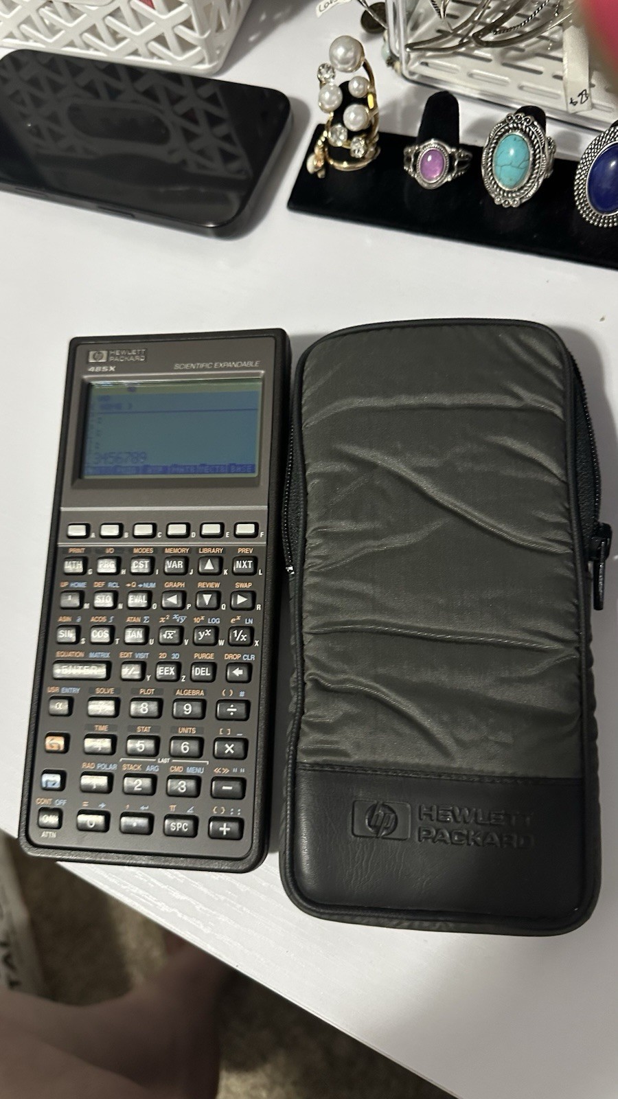 Hewlett Packard HP 48SX Scientific Calculator With Case Tested