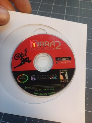 Dave Mirra Freestyle BMX 2 (Nintendo GameCube, 2001) Tested- Disc Only