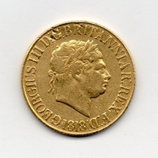1818 Gold Sovereign, George  III