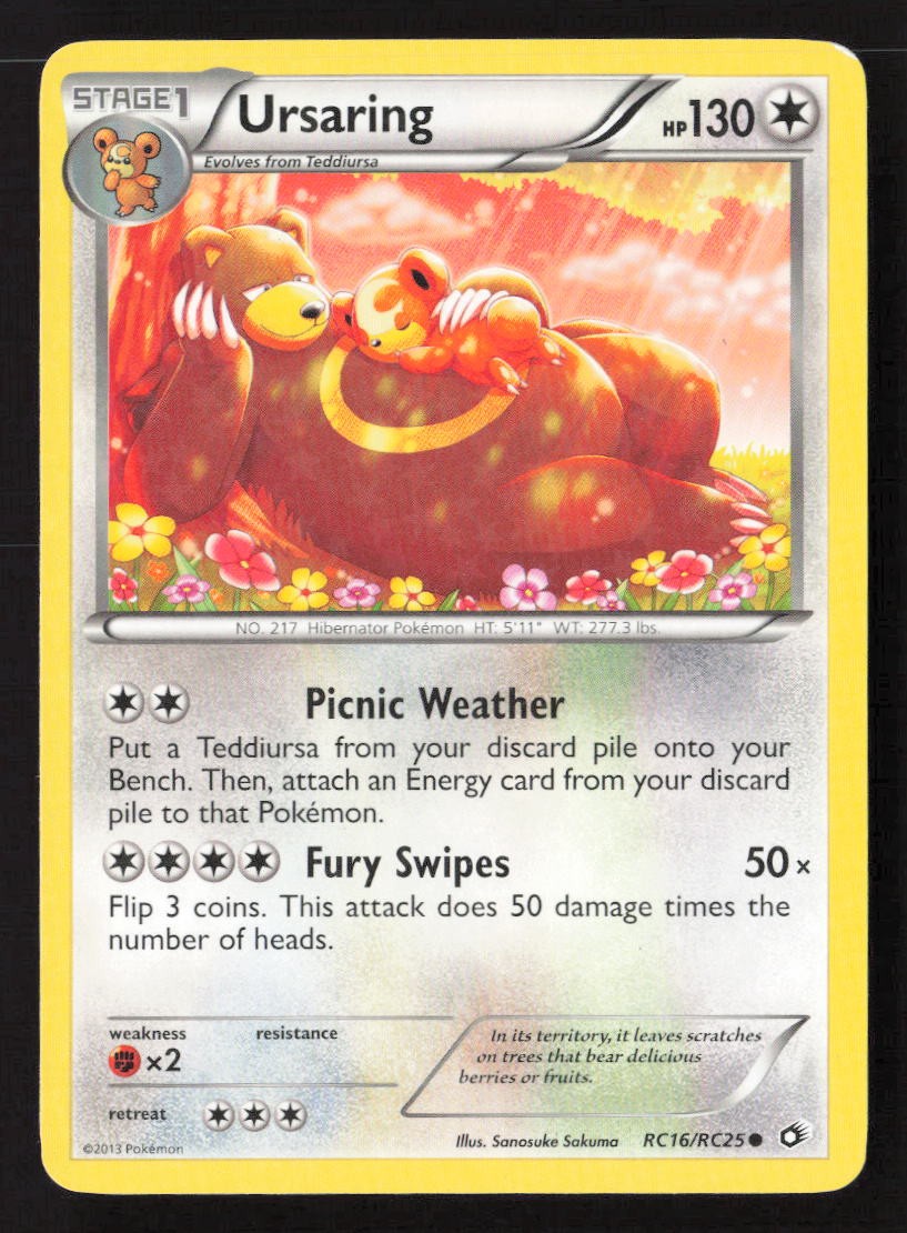 Ursaring Common Legendary Treasures: Radiant Collection RC16/RC25 LP