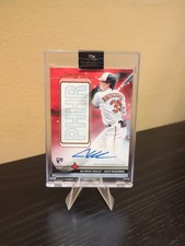 2023 Topps Luminaries Adley Rutschman Home Run Kings Auto # 10/10 Sp Rc O's