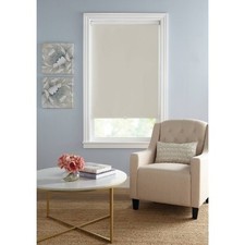 1pc 27"x72" Blackout Roller Window Shade with Slow Release System Gray -
