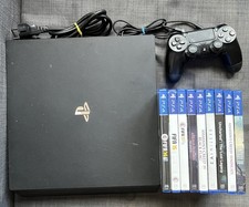 Sony PlayStation PS4 Pro CUH7016B 1TB Konsole + 1 Controller Und 9 Spiele
