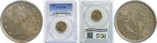 1911 Liberty Nickel. - PCGS MS-66.