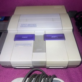 Super Nintendo SNES Console Bundle *Mario & Zelda* 1 Controller B01 Tested