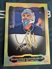 2018-19 Ultimate Collection Connor Hellebuyck Signature Masterpieces Auto USM-C