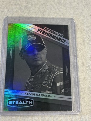 2010 Press Pass Stealth Command Performance Black and White Kevin Harvick