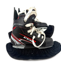 CCM JetSpeed FT340 Youth Ice Hockey Skates - Size 10Y EU 28 - With Soakers