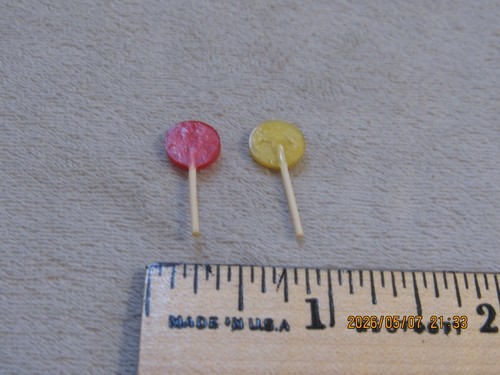 VTG Dollhouse Size Lollypops and Candy Canes - Picture 4 of 6