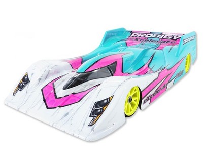 eXcelerate MACH ''HD'' 1/12 High Down Force Pan Car Body (Clear) (.015)