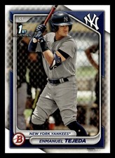 Enmanuel Tejeda 2024 Bowman Prospect 1ST ROOKIE RC #BP-103 New York Yankees (RC)