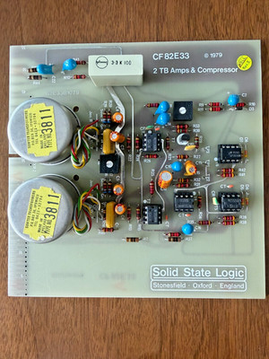 Vintage Solid State Logic SSL CF82E33 2 TB Amps & Compressor Card - Sowter 3811