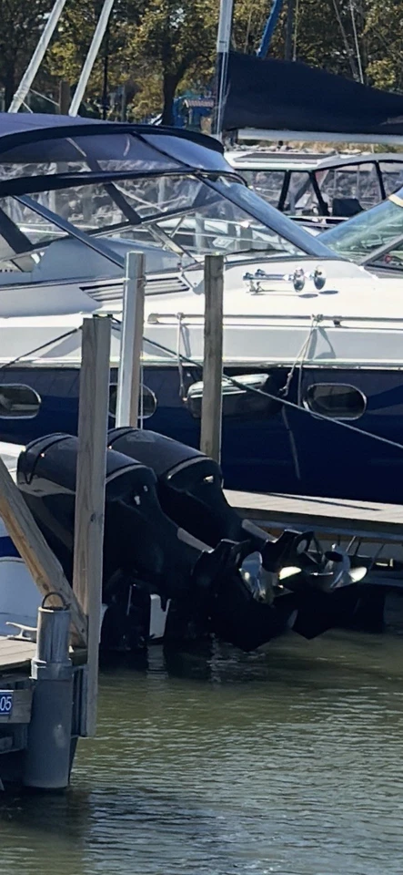 Motor fueraborda de 2 tiempos 250hp 250hp 25" de Twin 2002 Mercury Optimax 655 horas Foto 3 de 4