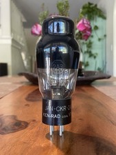 1 KEN-RAD JAN-CKR-2A3 Black Glass Smoke Military Vacuum Tube TV7 TESTED at NOS