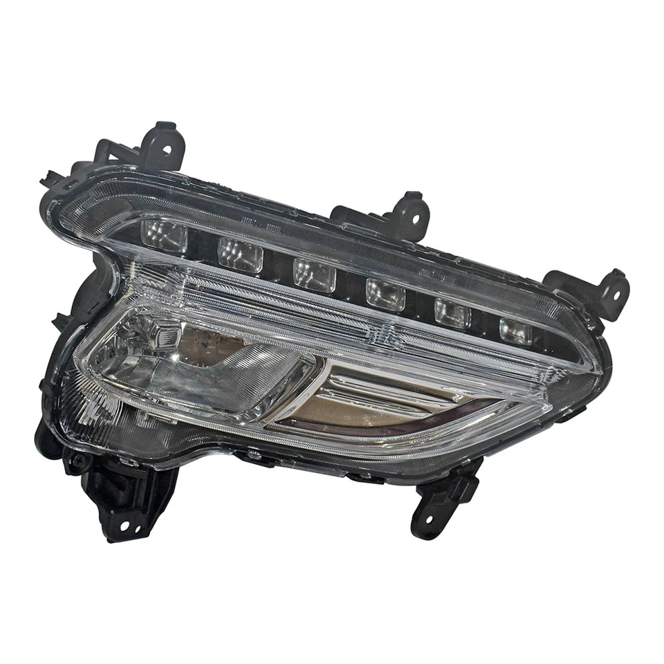 LED Passenger Fog Light DRL For 2017-2018 Hyundai Santa Fe Sport Right Side US - Image 4 of 4