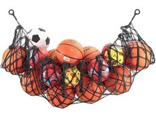 Sports Storage Net,Hanging Basket Organizer Net for Basketballs,Volleyballs S...