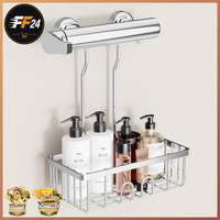 Duschablage Ohne Bohren Edelstahl 30X13X8,5Cm HäNgend FüR Shampoo Bad Regal