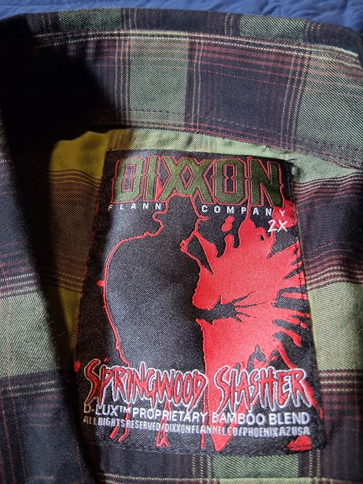 Dixxon Springwood Slasher Freddy Krueger Nightmare On Elm Street Sz 2XL Bamboo - Image 4 of 4